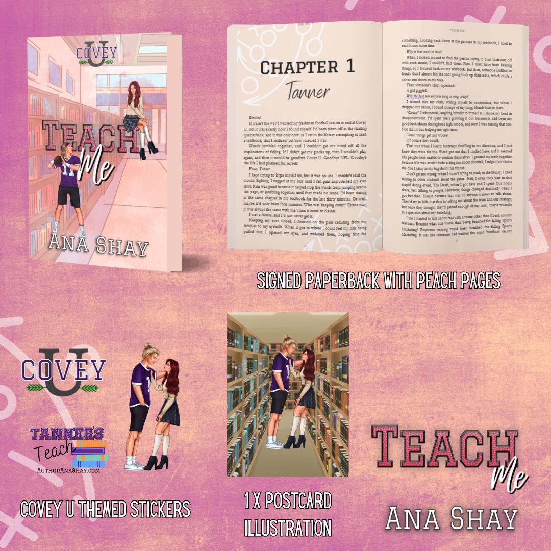 Tanner Teach Me (Covey U Book 4) Paperback - SIGNED