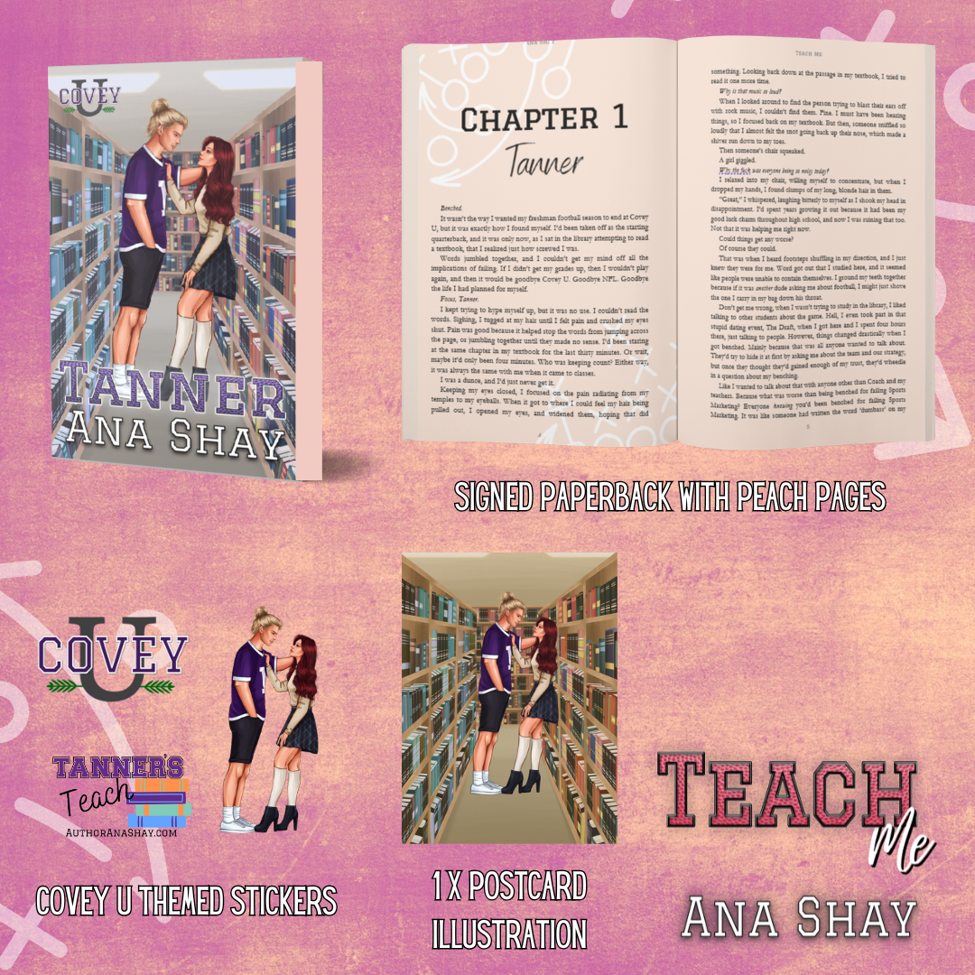 Tanner Teach Me (Covey U Book 4) Paperback - SIGNED