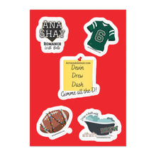 A Quarterback for Christmas Sticker sheet